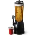 THW Beer Tower with Ice Core- 2.5 LTR Beverage Drinks Dispenser with Removable Ice Chamber