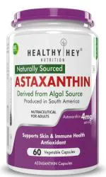 Healthyhey Nutrition Astaxanthin - Naturally Sourced From Algae - Non-Synthetic - Support Healthy Ageing - Veg Capsules (Set Of 60)