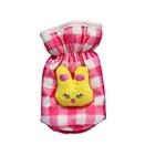 Chinmay Kids Soft Plush Stretchable Baby Feeding Bottle Cover with Attractive Cartoon Designs Multicolor Combo (Pack of 1)