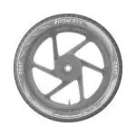 Ceat Zoom X3 90/90-17 49P Tubeless Bike Tyre, Black