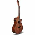 Kadence Guitar Acoustica Series A05, Electric Acoustic Guitar, Zebra Wood with Pickup, Inbuilt tuner and Bag (Zebra Wood, Electro Acoustic)