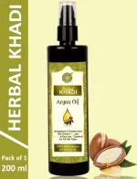 Khadi Natural Herbal Natural HerbalHair Oil, Pure Argan Hair Oil For Dry & Coarse & Beautiful Skin 200 ml Pack of 1