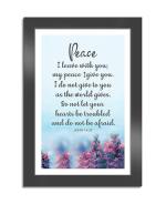 ELBEN CREATIVES Peace I Leave with You: My Peace i give You. John 14:27 Bible Verse Photo Frame, Home Décor