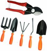 Green India Gardening Tools Set of 5 with Cutter ( Garden Tool Kit (6 Tools)