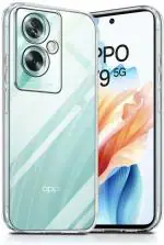 BINTAGE Back Cover for OPPO A79 5G (Transparent, Flexible)