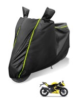 Mockhe 100% Waterproof Bike Cover for Kawasaki Ninja Coated, Dustproof UV Protection Custom Fit bike cover-(Black)