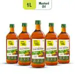 Tata Simply Better Mustard Oil 5L (1L x 5) Cold Pressed