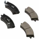 UNO MINDA BR1404 Brake Pad Front for SNTR O/M (Set Of 4)