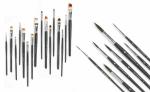 ArtRight 23 Pcs Paintbrush Combo Of Flat Paintbrush Set (8 pcs), Filbert Paintbrush Set (8 pcs) & Round Paintbrush Set (7 pcs) - Handmade Artists' Assorted Paint Brushes Set for Watercolor & Acrylic Painting