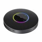 Portronics Talk Two Conference Speaker with Echo Cancellation & Noise Reduction, 3W Speakers and 3 Embedded Microphones 2M Microphone Coverage(Black)