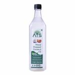 ATS 100% wood pressed coconut oil | pet bottle | Natural, chemical free coconut oil | Wood pressed coconut oil for cooking | Vegetarian | Coconut oil | Kacchi ghani | Edible coconut oil (1L)