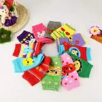 Safe-o-kid Cute Design, Crawling Baby, Stretchable Elastic Cotton Soft Breathable Comfortable, Toddler, Infant Anti-Slip Elbow And Knee Pads/Guards- (Assorted Design) Pack of 1