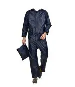 Auto Dean Premium JUMBO Rain Coat for Men 2 pcs Suit, Water Resistant Polyester Fabric Waterproof Bike Raincoat with Hood - JOMBO Rain suit Dark Blue lower size- 34 to 38 and Jacket size 42 to 46.