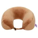 VIAGGI U Shape Super Soft Memory Foam Travel Neck Pillow for Neck Pain Relief Cervical Orthopedic Use Comfortable Neck Rest Pillow - Brown