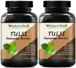 Naturewell Tulsi Immunity Booster Capsules, 60 Capsules Each (Pack Of 2)