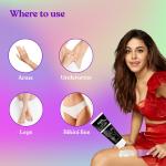 BELLIXIR Hair Removal for Bikini Line, Arms & Legs with Shea Butter & Citrus Aroma Cream (50 g)