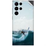 GADGETSWRAP Printed Vinyl Skin Sticker for Samsung Galaxy S22 Ultra - surfing 3