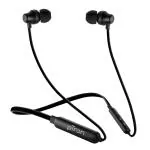 pTron Tangent Lite Wireless Earphones, 8Hrs Playtime, Lightweight Ergonomic Neckband, Mic (Black)
