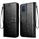 Coverview Flip Cover for OPPO A53, OPPO A33 (2020) - Charcoal Black
