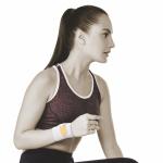 Vissco Wrist Support Binder With Double Lock for sports, Badminton, Hockey, Cricket Gym & Workout | Put it for Ganglion Cyst, Sports Injury & Wrist Pain - Medium (Grey)