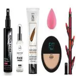 Snatch Makeup Primer Fixer Foundation Face Compact Sponge & 5 in 1 Lipstick