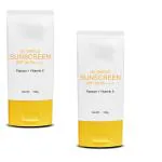 Naturaherb Herbs & More UV Shield Sunscreen | SPF 30 PA | Lightweight Water-Based Sun Protection with Vitamin E & Papaya | Unisex | Pack of 2| 100 Gm