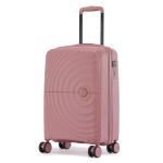 Nasher Miles Seattle Hard-Sided Polypropylene Cabin Rose Gold 20 inch |55cm Trolley Bag