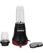 RIEO Swift 600-Watt Copper Motor Mixer Grinder With 2 Nutri Jars And 2 Years Motor Warranty (Black/Red), 600watt