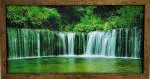 Elegance Multicolor Wall Art Painting Frames Waterfall Nature Landscape Wall Painting For Home Decor - 19.25 X 10.25 Inch
