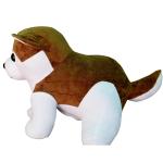 Lisbon Bell Dog Plush Stuffed Animal Puppy Soft Toy Adorable Gifts for Kids and Adult (Brown)