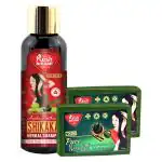 Kesh Nikhar Amla Reetha Shikakai Shampoo | Natural Therapy For All Scalp Problems, Hairfall & Damage, Strengthens Roots & Hair Follicles - Enriched with Natural Ingredients - 500Ml With Pure neem Leaf Soap Purifying Neem Soap For Acne