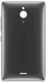 Imbi Nokia X2 Black Plastic Replacement Back Panel