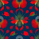 Love Creation A4 Size poster print for creative wall art- magical-benin-garden-wall-art-10919(Non Sticker)