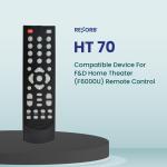 RESORB HT 70 Home Theater Remote Compatible for F&D Home Theater System Remote Control Model No :- F6000U