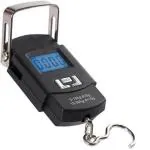 ShopiMoz Electronic Digital Hanging Stainless Steel Hook Luggage Portable Scale with LCD Display for Industrial Fishing Factory