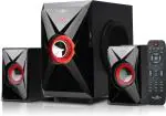 Jack Martin 333 Bluetooth Home Audio Speaker (Black and Red)