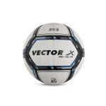 VECTOR X Pro Tactic Soccer Ball Termo Fusion Synthetic Rubber Football For Training and Match (White) Size-5