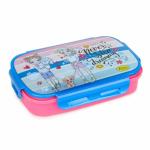 Vassel Stylish Plastic Lunchbox Tiffin with Airtight Lock & Seal Feature - Suitable for Office and School | Pink-Blue