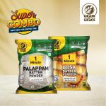 Grain N Grace food ingredients 1Minute Dosa + Palappam Batter Powder Combo