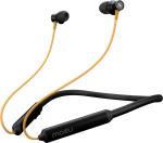 Mozu Flexiband 251 with Titanium Drivers, Metal Housing, IPX5, TPU Bluetooth Headset (Yellow, In the Ear)