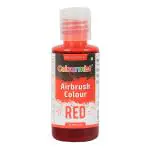 Colourmist Edible Airbrush Colour ( RED ), 50g | Concentrated Vibrant Airbrush Food Colour | Airbrush Colour For Cakes, Choclate, Fondant, Icing and more | RED, 50g