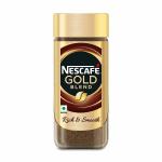 Nescafe Gold Rich and Smooth Coffee Powder,(Arabica and Robusta beans) 50g Glass Jar