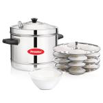 Premier SS Idly Maker Small 4 Plates