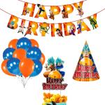 Zyozique Dragon Ball Z Birthday Party Supplies and Decorations for Boys Includes Birthday Cap Balloons Banner Cake Topper for Kids Pack of 28