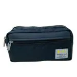 QIPS by HMI Multi-Compartment Multi-Purpose Jumbo Utility Bag, Pencil bag, Cosmetic Bag, Gadget Organizer, Travel Bag, Toilet Pouch, etc. all Purpose Pouch Bag in Dual Tone