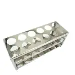 Apex Labs Stainless Steel Test Tube Rack for 18 MM Tubes With 12 Holes Pack of 1