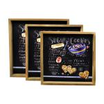 EZ Life Black Serving Trays Set (Set Of 3) Pack of 1