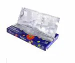 Freshee Pre Cut Aluminium Foil Sheet, 300 Foil Sheets for Packing Food 30 cm x 27 cm, Foil Roll