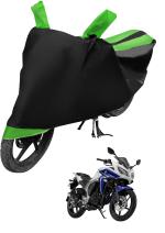 Auto Hub Bike Cover for Yamaha Fazer FI , Dustproof UV Protection water resistant Custom Fit Cover-(Black-Green )