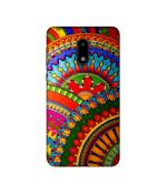 Casotec Rajasthani Rangoli Art Design Printed Silicon Soft TPU Back Case Cover for Nokia 6